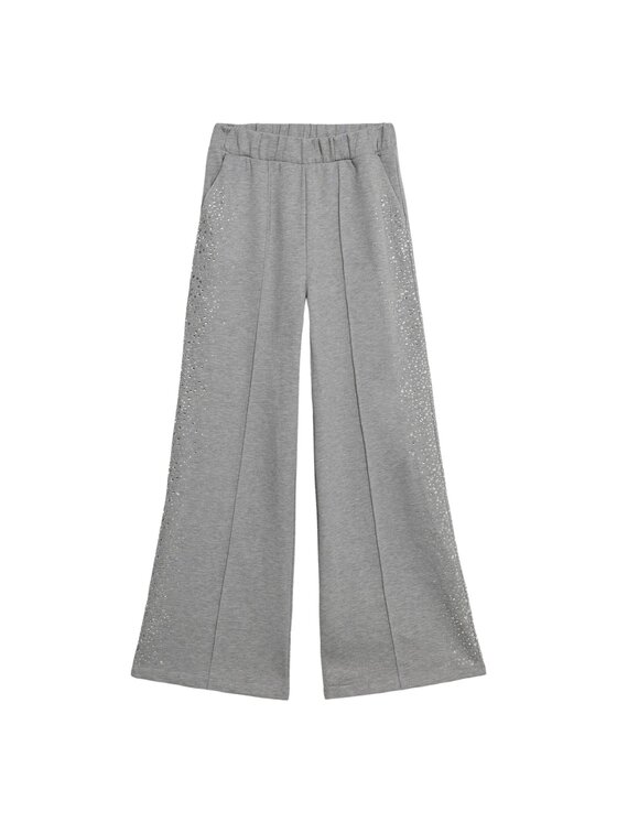 Oltre Oltre Spodnie materiałowe P813J002531N013 Szary Baggy Fit