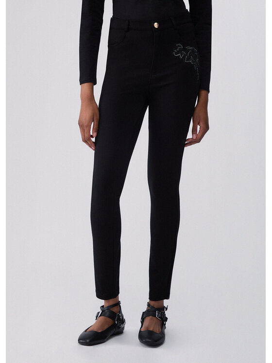 Liu Jo Liu Jo Pantaloni di tessuto TF6023JS182L9334 Nero Regular Fit