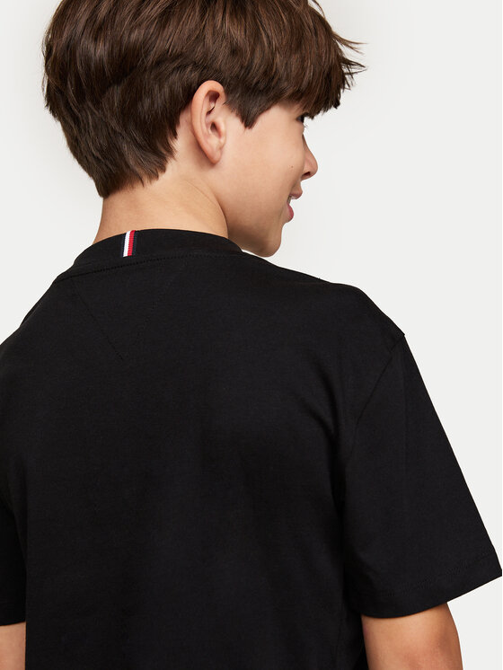 Tommy Hilfiger Tommy Hilfiger T-Shirt Essential KB0KB08575 D Schwarz Regular Fit