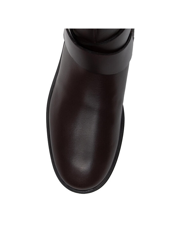 Calvin Klein Calvin Klein Klassische Stiefel Knee Boot 20 W/Hdw HW0HW00607 Braun