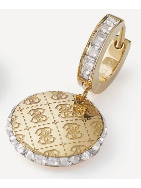 Guess Guess Kolczyki JUBE04267JW-YG Złoty