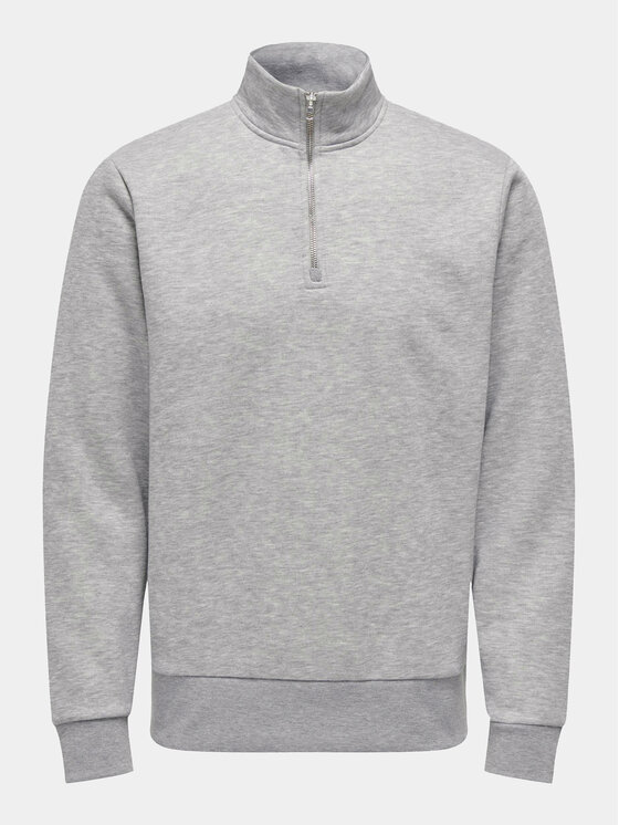 Only & Sons Only & Sons Суитшърт Cares 22019055 Сив Regular Fit