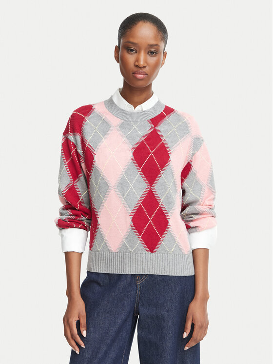 Tommy Hilfiger Tommy Hilfiger Pullover WW0WW51385 Bunt Regular Fit