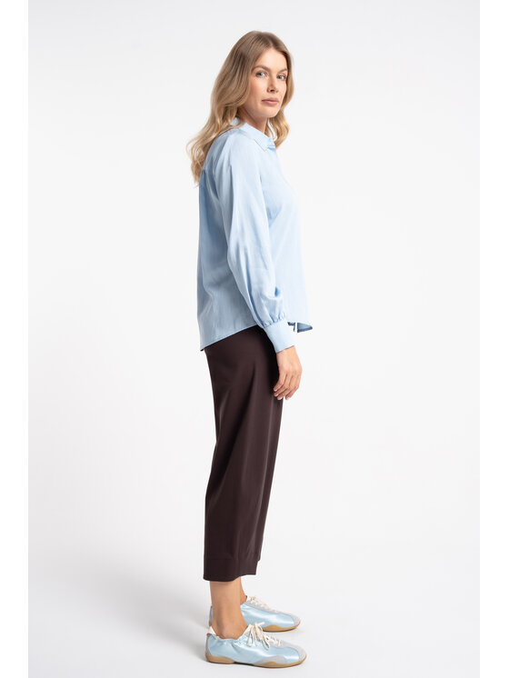 CLICK CLICK Koszula 10-6988 Niebieski jasny Comfortable Fit