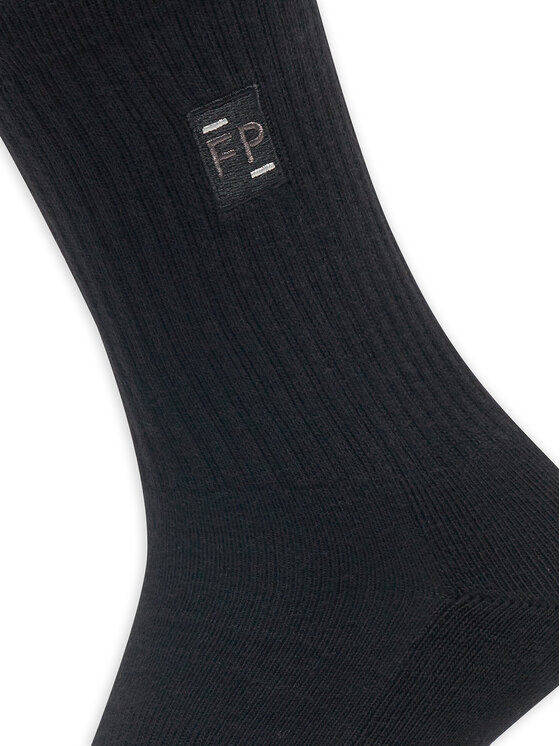 Filling Pieces Filling Pieces Κάλτσες Ψηλές Ανδρικές Patch 68513711861 Μαύρο
