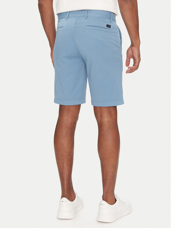 BOSS BOSS Шорти з тканини Chino-Slim-Shorts 50536723 Голубий Regular Fit