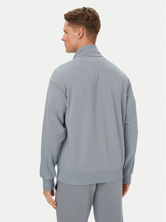 BOSS BOSS Світшот Union Tape 50564098 Сірий Regular Fit