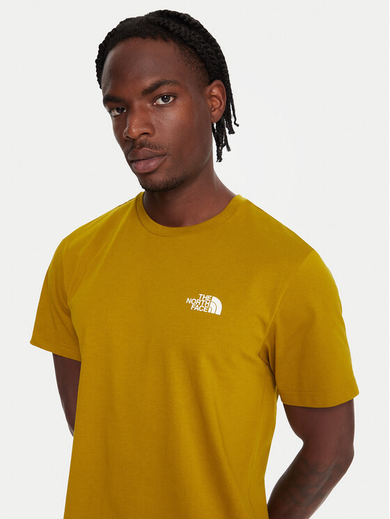 The North Face The North Face Majica Simple Dome NF0A87NG Rumena Regular Fit