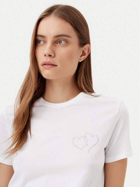 ONLY ONLY T-krekls Ariana 15343771 Balts Regular Fit