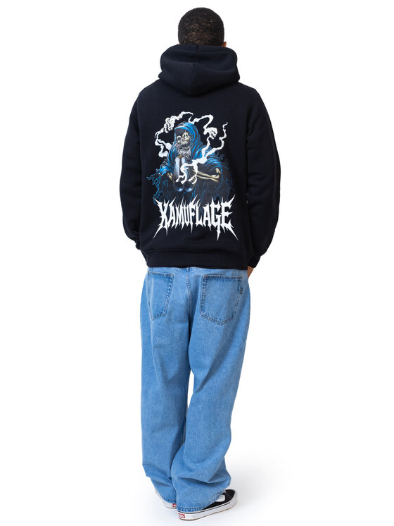 Kamuflage Kamuflage Bluza Skully Czarny Oversize