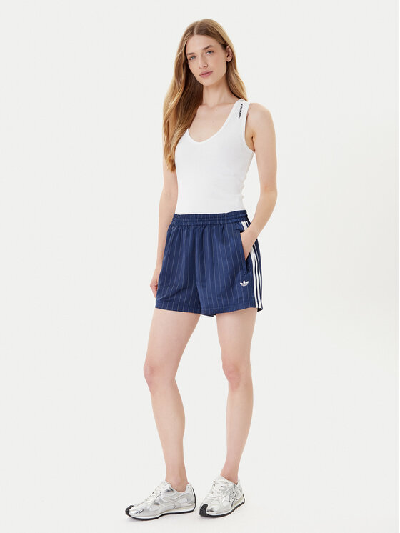 adidas adidas Sport rövidnadrág Pin-stripe Satin KD2285 Sötétkék Loose Fit