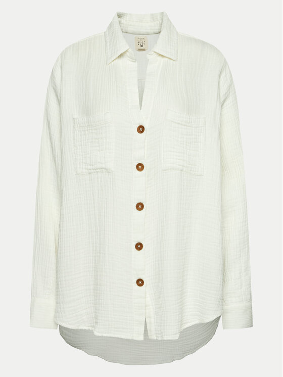 Billabong Košeľa Swell ABJWT00487 Biela Relaxed Fit