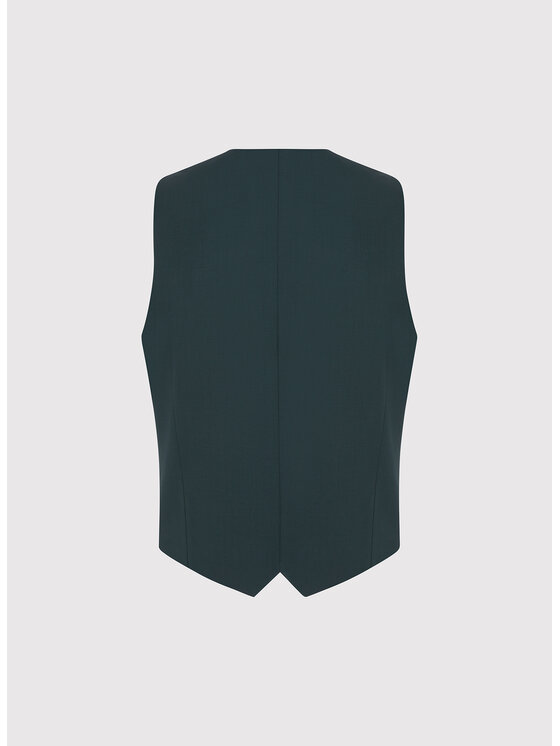 Pako Lorente Pako Lorente Kamizelka P000P-8G-005 Zielony Slim Fit