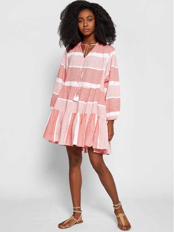 Seafolly Seafolly Rochie de vară Pacific Jacquard 54477-DR Roșu Relaxed Fit