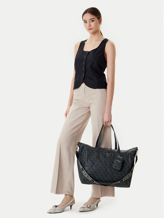 Guess Guess Torba za vikend Latona Travel TWLB92 11017 Črna