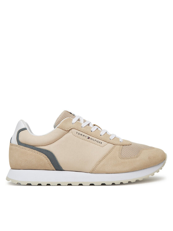 Tommy Hilfiger Sneakers New Eva Runner Summer Nylon Pop FM0FM05427 Beige, taglia : 43