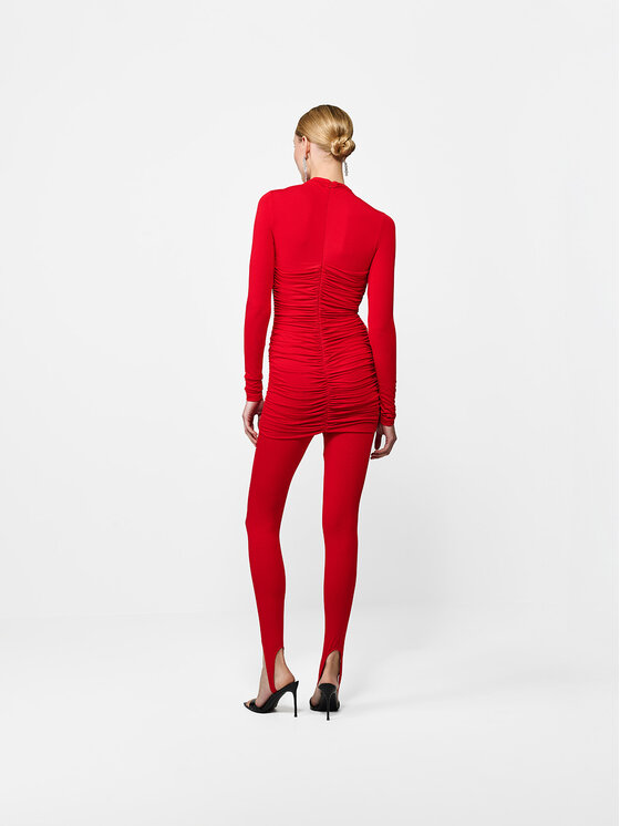 La Mania La Mania Jumpsuit LENEE Rosso Basic Fit