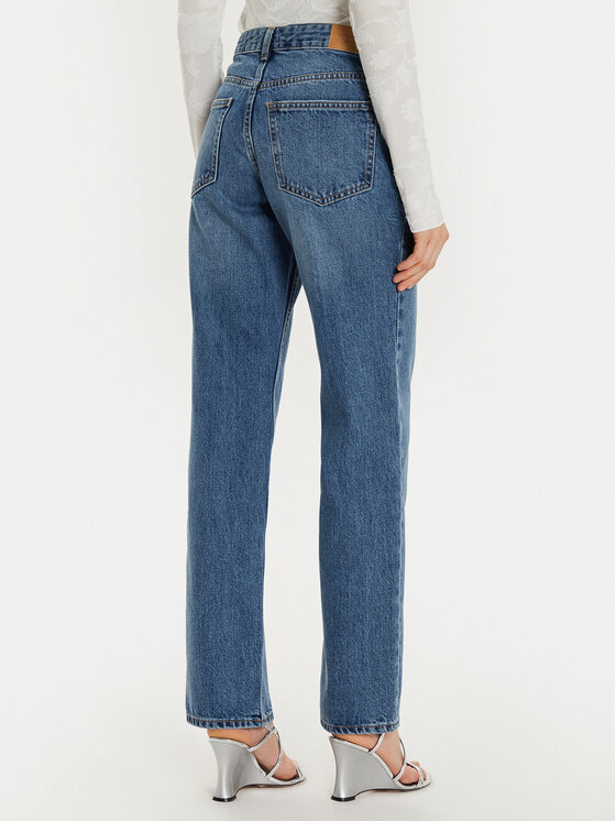 Gina Tricot Gina Tricot Džínsy 21489 Tmavomodrá Straight Fit