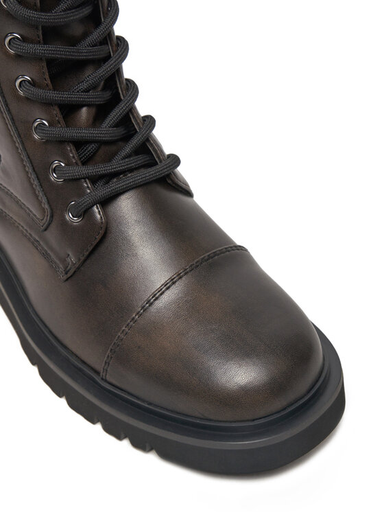 TWINSET TWINSET Kozačky 242TGT122 Hnědá