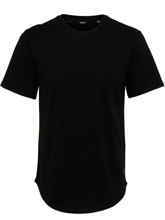 Only & Sons Only & Sons T-krekls Matt 22002973 Melns Regular Fit
