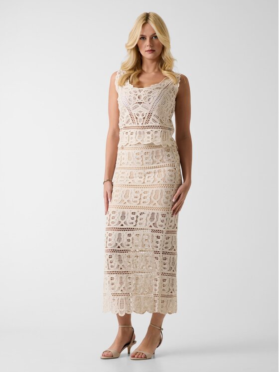 Guess Guess Svetr 182462 Béžová Classic Fit