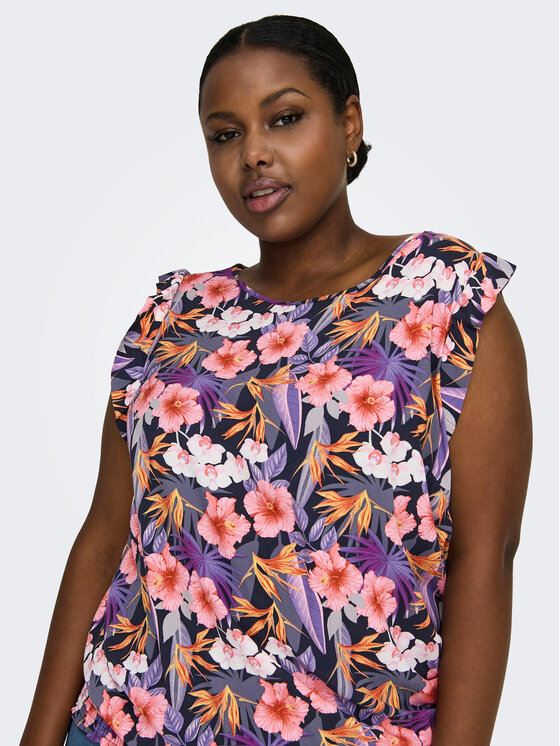 ONLY Carmakoma ONLY Carmakoma Särkpluus 15298017 Värviline Regular Fit