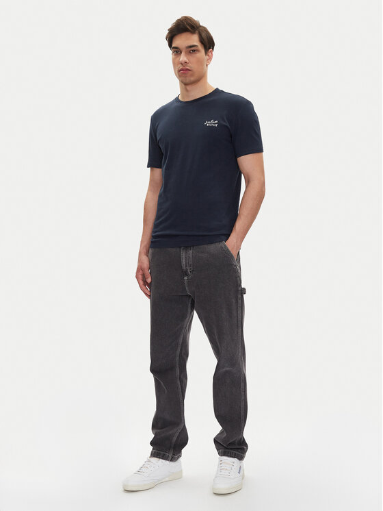 Mustang Mustang T-Shirt Austin 1016280 Σκούρο μπλε Regular Fit