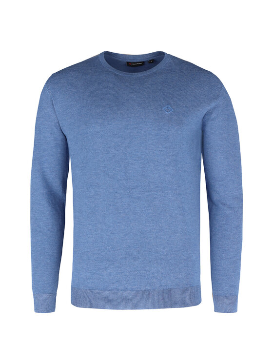Volcano Volcano Sweter S-MARC Niebieski Regular Fit