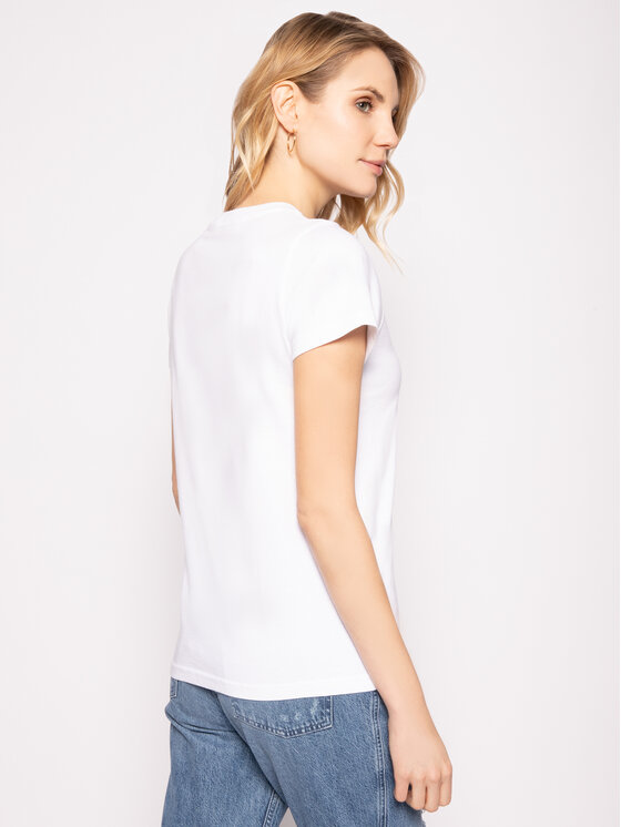 Lee Lee T-Shirt Crew Neck L41LETLJ 112109060 Biały Regular Fit