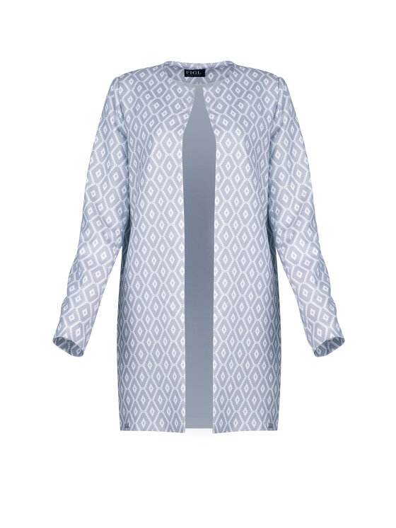 FIGL FIGL Płaszcz M551 Kolorowy Regular Fit