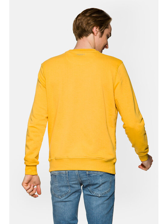 Lancerto Lancerto Bluza Cayden Żółty Regular Fit