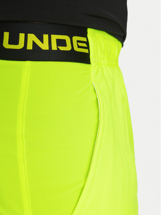 Under Armour Under Armour Szorty sportowe Vanish Woven 6in 1373718 Żółty Regular Fit
