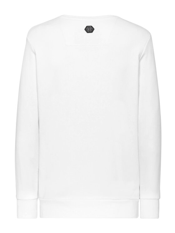 PHILIPP PLEIN PHILIPP PLEIN Bluza 905 Biały Regular Fit