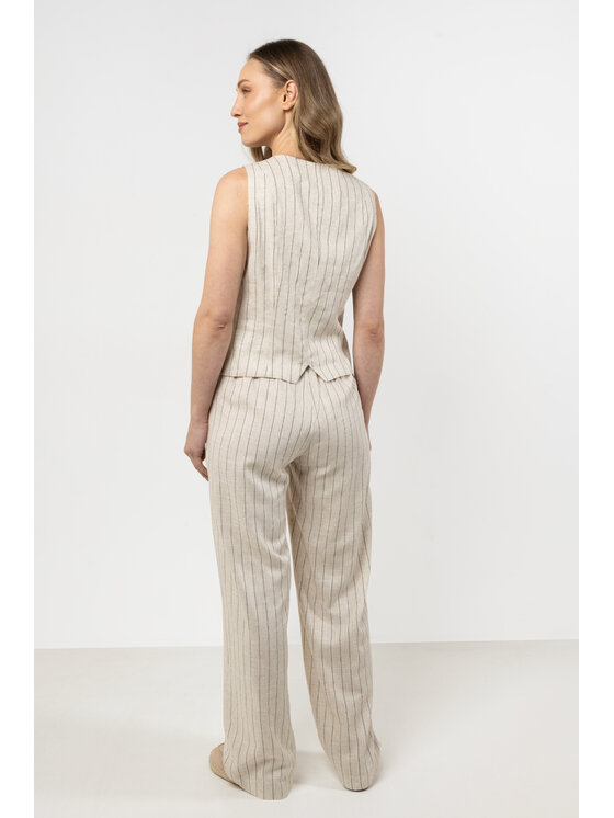 Awama Awama Kamizelka A727 Beżowy Basic Fit