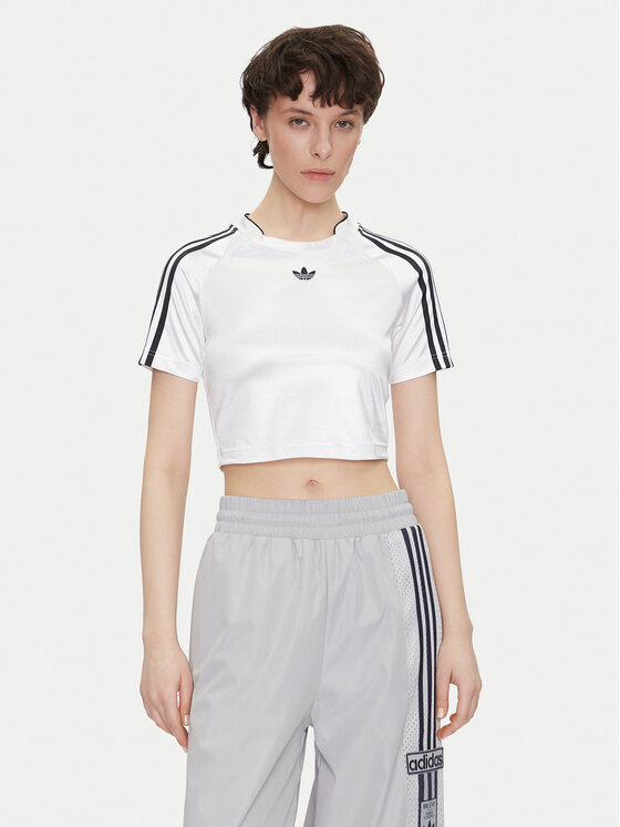 Női Póló adidas, Méret: M, Fehér, adicolor Teamgeist Baby JD0269