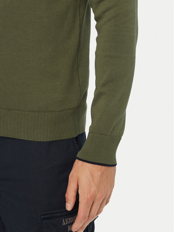 Aeronautica Militare Aeronautica Militare Pullover 262MA1670UL00506 Khakifarben Regular Fit