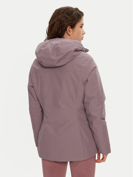 Jack Wolfskin Jack Wolfskin Dežna jakna Wisper Ins A61893 Vijolična Regular Fit