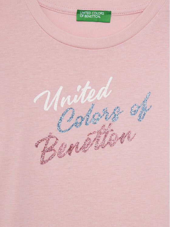 United Colors Of Benetton United Colors Of Benetton Bluse 3I9WC10MY Rosa Regular Fit