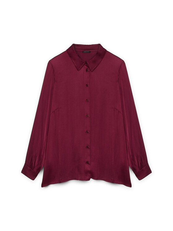 Fiorella Rubino Fiorella Rubino Camicia 5112T001353N037 Bordeaux A-Line Fit