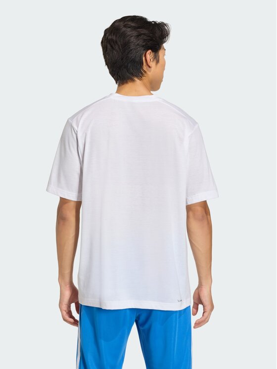 adidas adidas Koszulka techniczna 158826 Biały Regular Fit