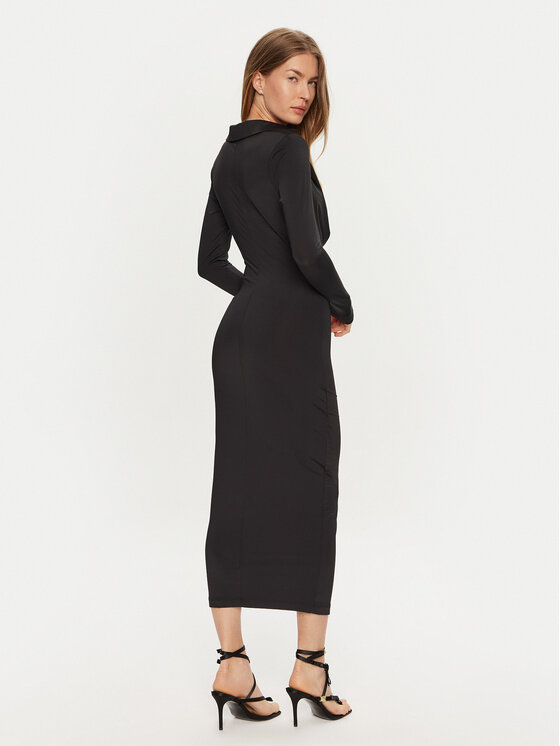BARDOT BARDOT Koktel haljina Lorel 59613DB Crna Slim Fit