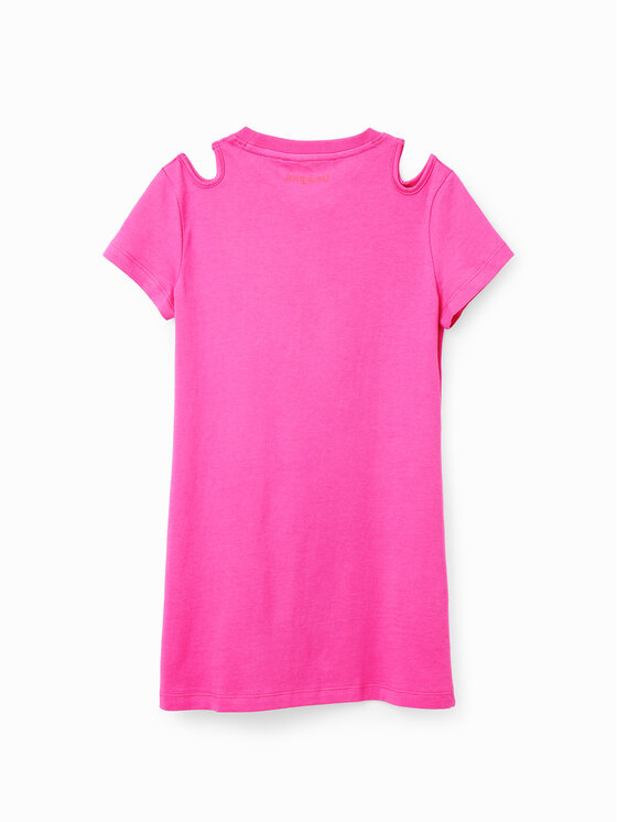 Desigual Desigual Ежедневна рокля 23SGVK09 Розов Regular Fit