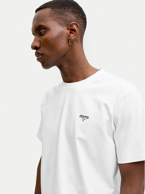 Jack & Jones Jack & Jones T-Shirt Tyler 12292383 Bílá Regular Fit