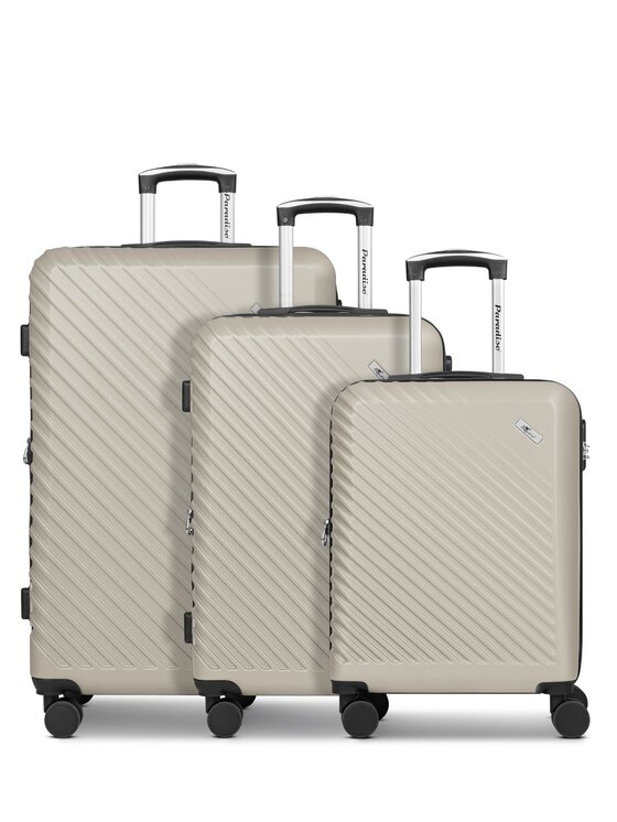 CHECK.IN CHECK.IN Komplet walizek 322826 Beżowy