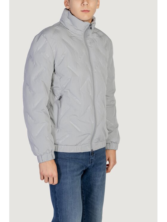 Antony Morato Antony Morato Μπουφάν πουπουλένιο 3D EMBOSSING TECHNO Γκρι Regular Fit