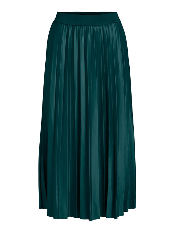 Vila Vila Fustă plisată Nitban 14063241 Verde Regular Fit