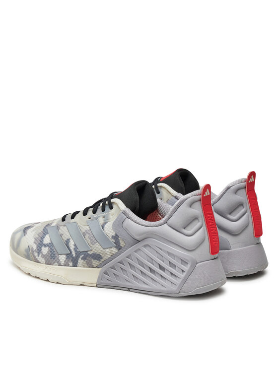 adidas adidas Παπούτσια για Γυμναστήριο Dropset 3 GFX ID8659 Γκρι