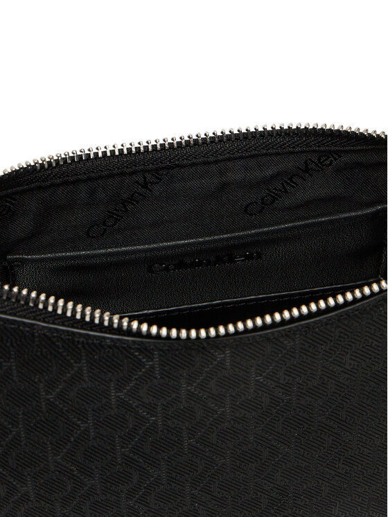 Calvin Klein Calvin Klein Borsetta Ck Must Aop Conv Logo Jqd Strap LV04F3099G Nero