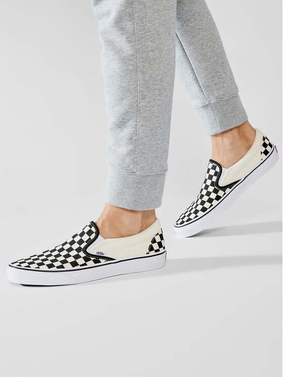 Vans Vans Tenisówki Classic Slip-On VN000EYEBWW1 Écru