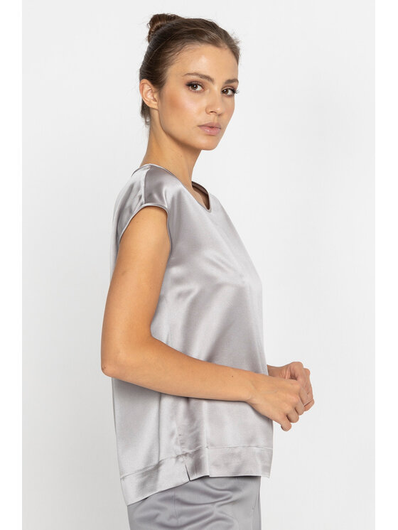Deni Cler Milano Deni Cler Milano Top W-DC-0053-D5-L1-80-1 Szary